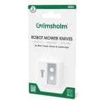 12 stk. knive til Worx Landroid fra Grimsholm i rustfrit stål.