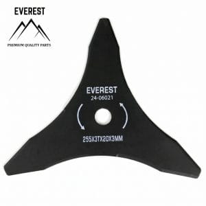 Universal skæreblad 3 tænder klinge til buskrydder 255 mm