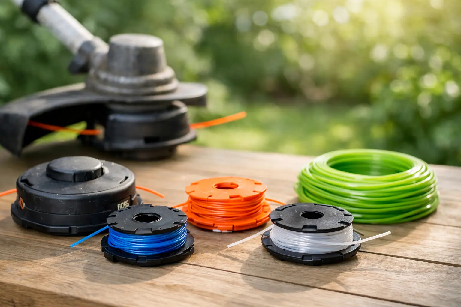 Hvilken spole passer til dit trimmerhoved?