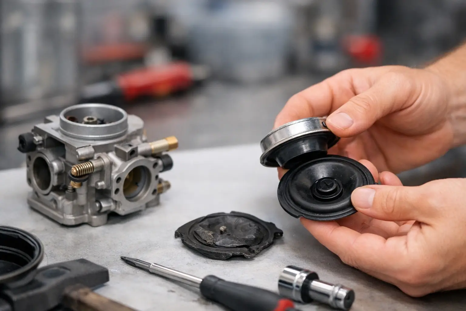 Membran i karburator – hvornår skiftes den?