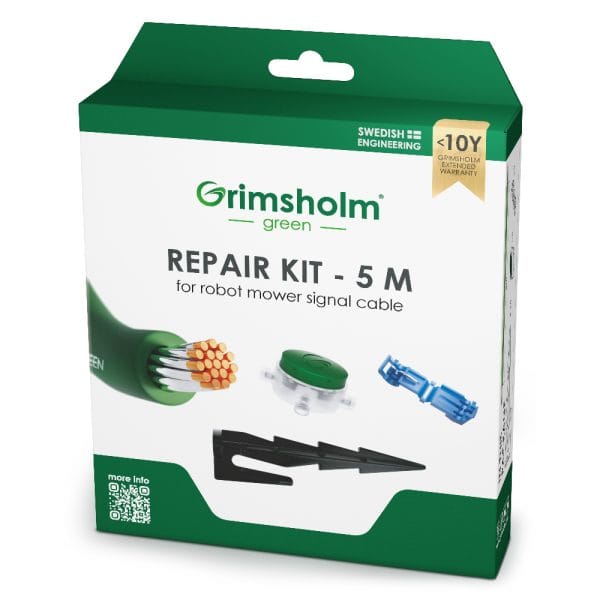 Grimsholm Reparationssæt 5M Komplet reparationssæt til afgrænsningskabel med 5 meter kabel og samlemuffer