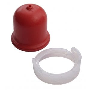 Rød brændstofpumpe og Primer til Briggs & Stratton 694395 til havemaskiner