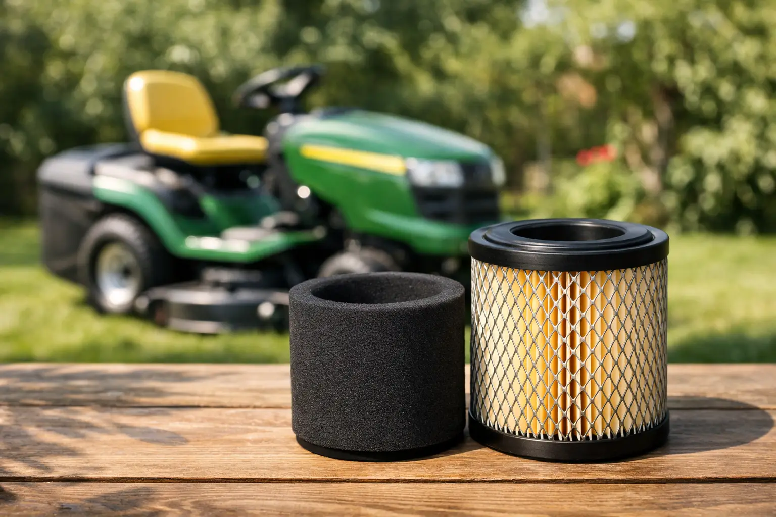 Luftfilter til havetraktor - sådan vælger du