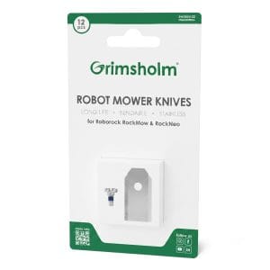 17 12-pak knive til roborock rockmow og rockneo q robotplæneklipper