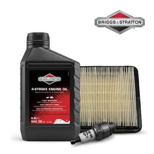 Originalt servicesæt Briggs & Stratton til 625, 650 og 675 serien med SAE 30 olie, luftfilter og tændrør