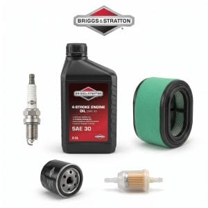 servicesæt til briggs & stratton 7200 pakke med olie filtre og tændrør