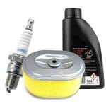 Komplet uoriginalt servicesæt til Honda GX110 GX120 med luftfilter, motorolie og tændrør