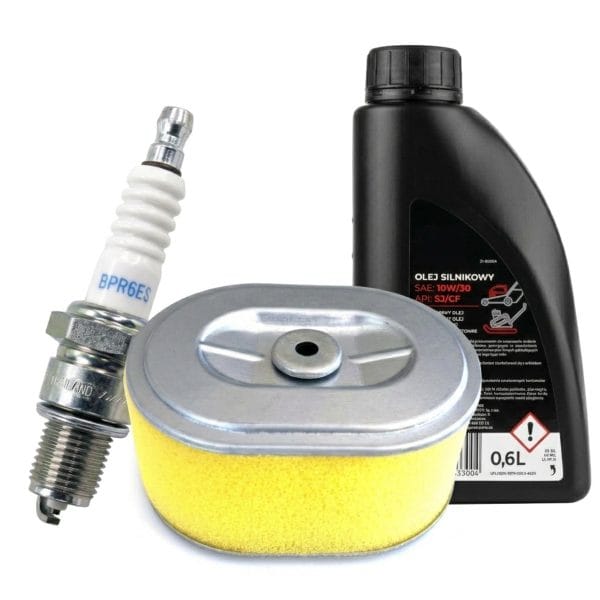 Komplet uoriginalt servicesæt til Honda GX110 GX120 med luftfilter, motorolie og tændrør