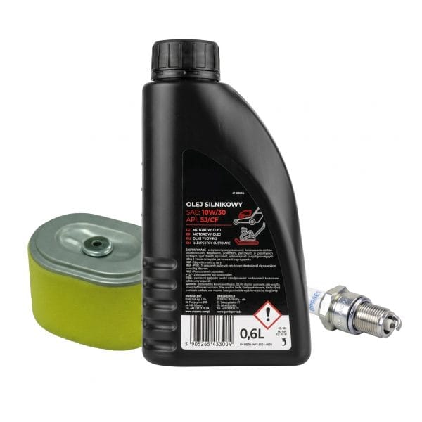 Servicesæt til Honda GX160 GX140 GX200 med luftfilter tændrør og 10W30 motorolie