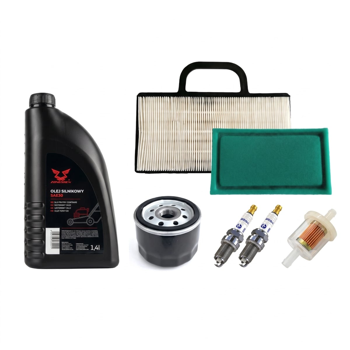 Uoriginalt servicesæt til Briggs & Stratton, V-Twin med firkantet luftfilter